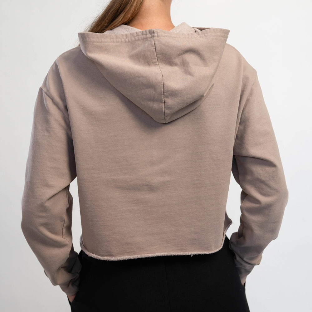 W FLUX CROP HOODIE